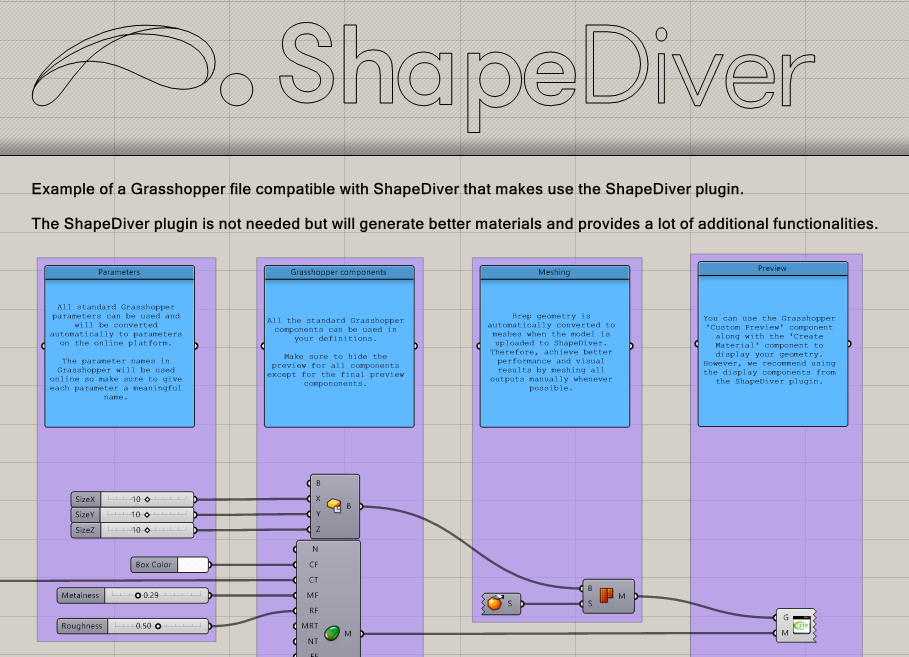 ShapeDiver Tutorial Screenshot